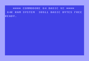 C64 animierter Startscreen