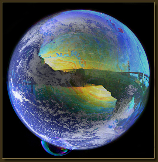 Earthbubble, Ausgangsbilder:Wikipedia