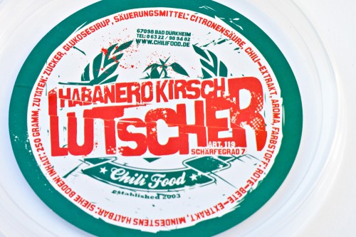 Habanero Kirsch Lutscher Verpackung