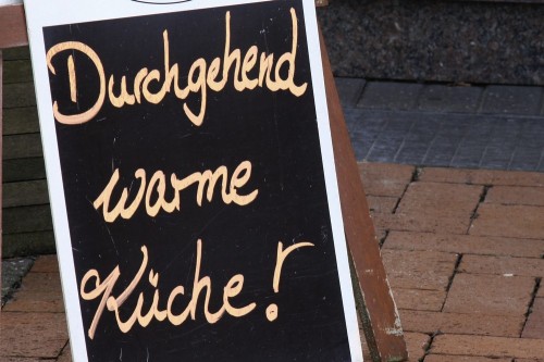 Durchgehend warme Küche