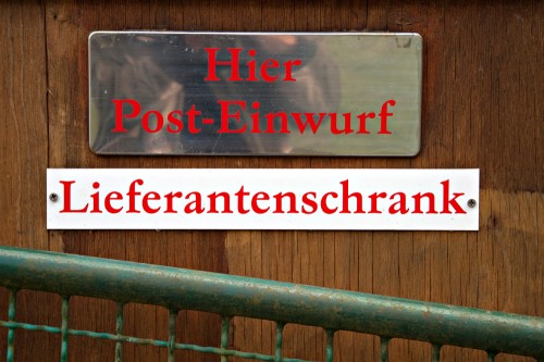 Lieferantenschrank