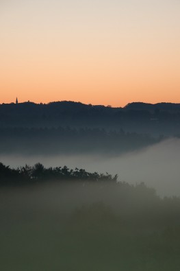 Wuppernebel am frühen Morgen